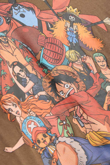 Enfants garçons - One Piece - T-shirt - marron