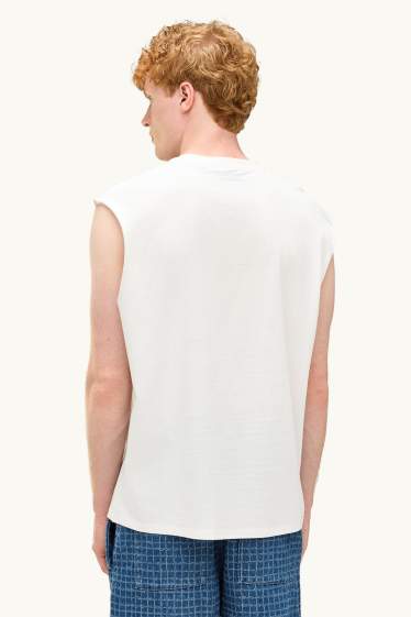 Men - Vest top - white