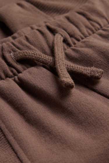 Neonati - Pantaloni sportivi per neonati - marrone scuro