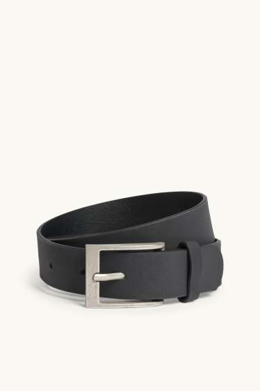 Enfants garçons - Ceinture - matière synthétique - noir