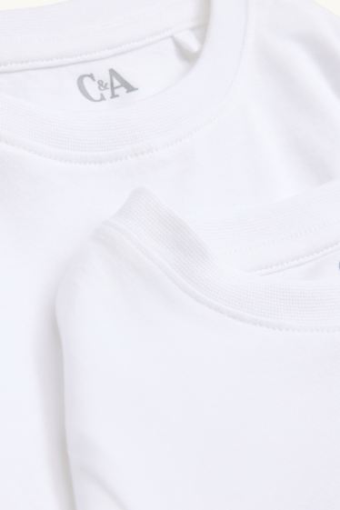 Copii - Băieți - Multipack 2 buc. - tricou cu mânecă lungă - alb