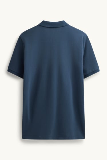 Men - Polo shirt - regular fit - dark blue