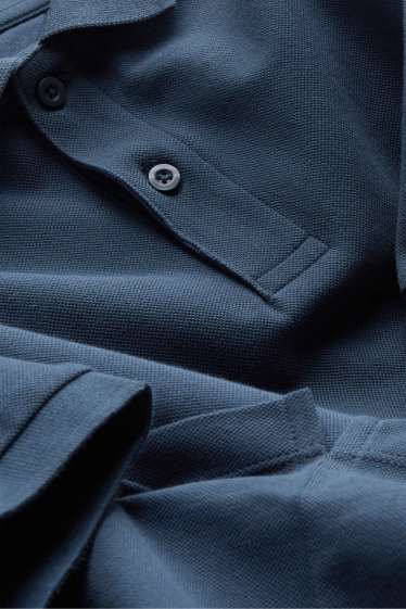 Men - Polo shirt - regular fit - dark blue