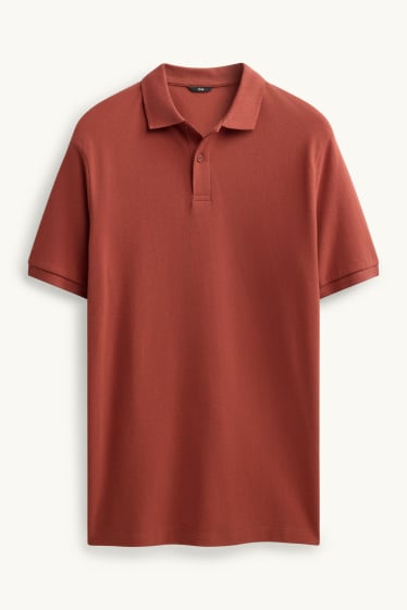 Herren - Poloshirt - Regular Fit - braun