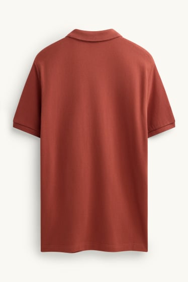Herren - Poloshirt - Regular Fit - braun