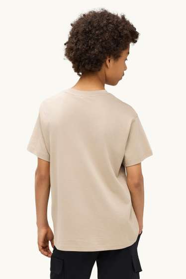 Kinder Jungen - Multipack 2er - Among Us - Kurzarmshirt - schwarz / beige