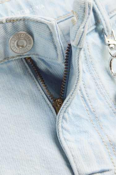 Children Girls - Denim skirt - denim-light blue