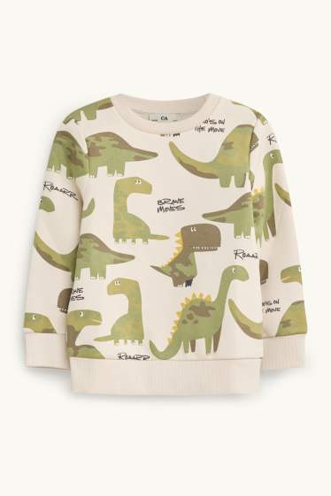 Children Boys - Dino - sweatshirt - green / beige