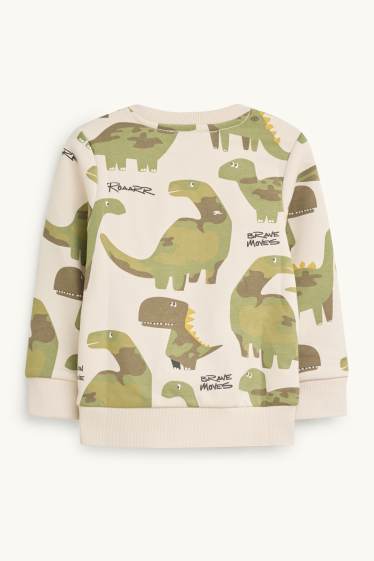 Children Boys - Dino - sweatshirt - green / beige