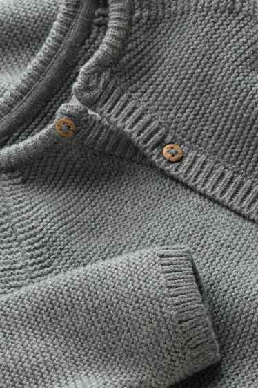 Unisex - Newborn cardigan - gray