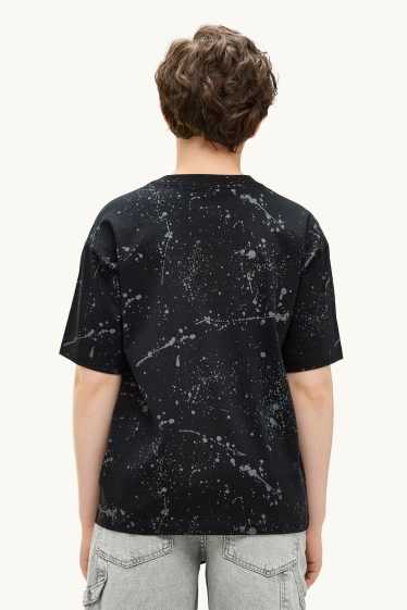 Kinder Buben - Skate - Kurzarmshirt - schwarz