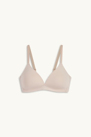 Women - Non-wired bra - padded - LYCRA® - light beige