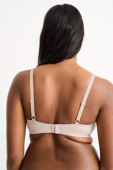 Women - Non-wired bra - padded - LYCRA® - light beige