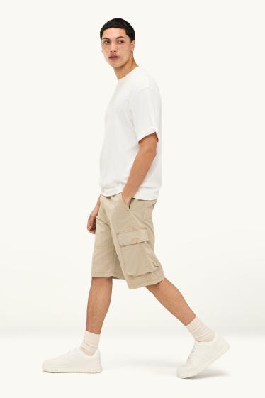 Herren - Cargo-Shorts - beige