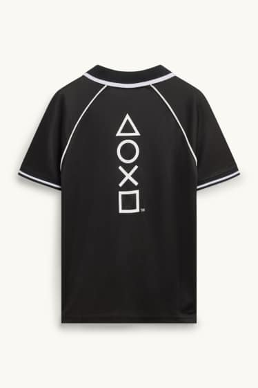 Children Boys - PlayStation - short sleeve T-shirt - black