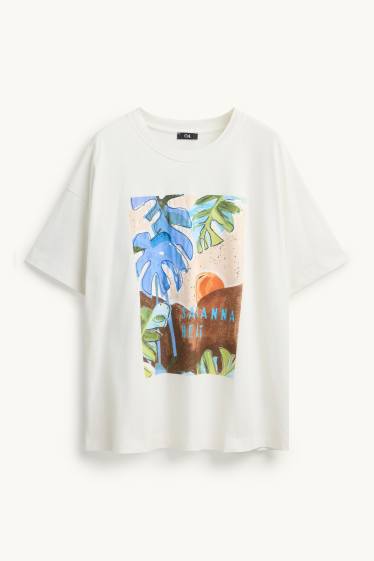 Dames - T-shirt - wit