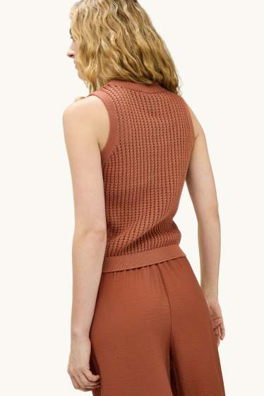 Dames - Spencer - terracotta