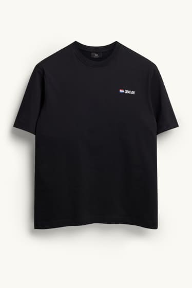 Herren - T-Shirt - Niederlande - Relaxed Fit - schwarz