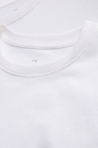 Damen - Multipack 2er - T-Shirt - Regular Fit - weiss