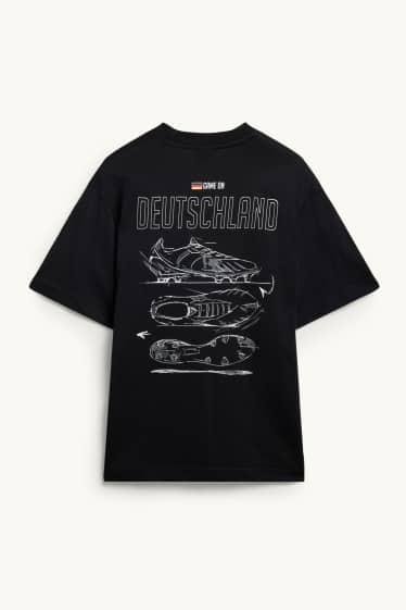 Herren - T-Shirt - Deutschland - Relaxed Fit - schwarz