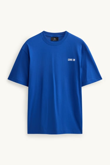 Herren - T-Shirt - Frankreich - Relaxed Fit - blau