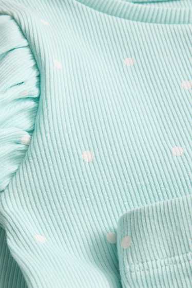 Enfants filles - Lot de 3 - oie et nœud - pyjamas - 6 pièces - rose / bleu