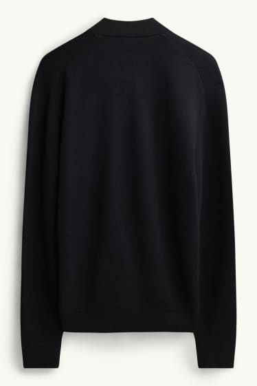 Uomo - Cardigan - nero