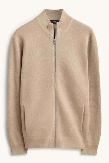 Hommes - Gilet en maille - beige
