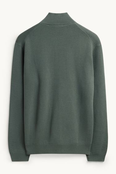 Heren - Vest - donkergroen