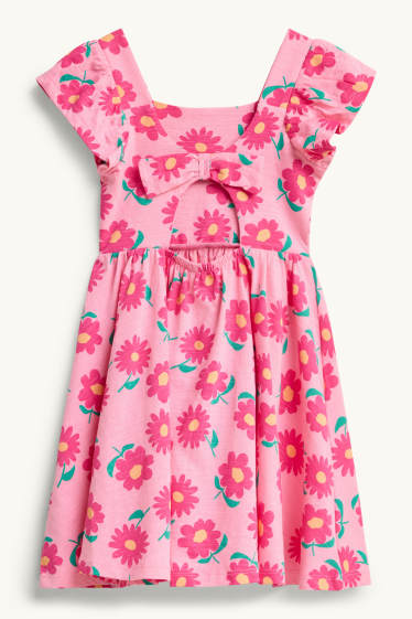 Copii - Fete - Flori - rochie - roz