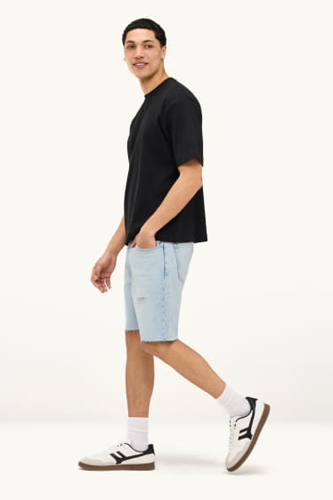 Uomo - Shorts di jeans - jeans azzurro