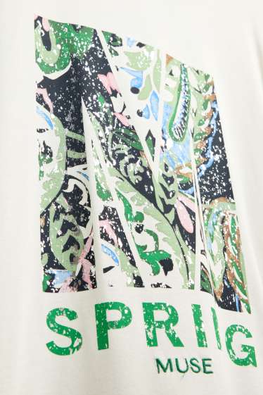 Women - T-shirt - relaxed fit - white