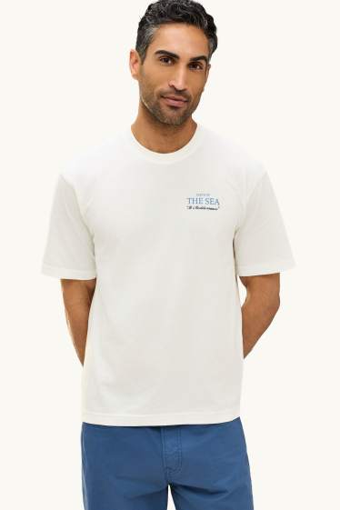 Home - Samarreta de màniga curta - regular fit - blanc