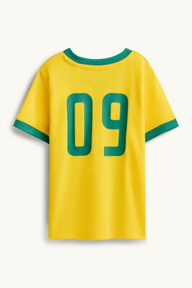 Kinderen: jongens - Brazilië - T-shirt - geel