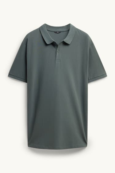 Herren - Poloshirt - Regular Fit - dunkelgrün