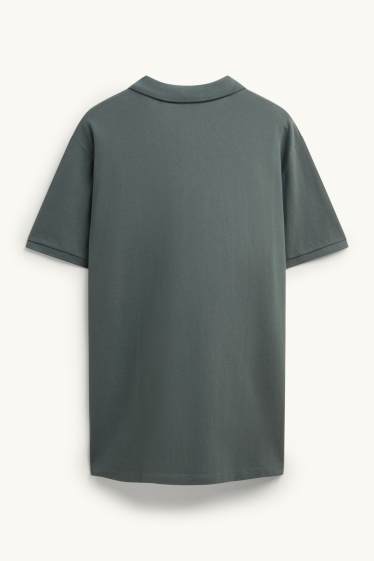 Herren - Poloshirt - Regular Fit - dunkelgrün