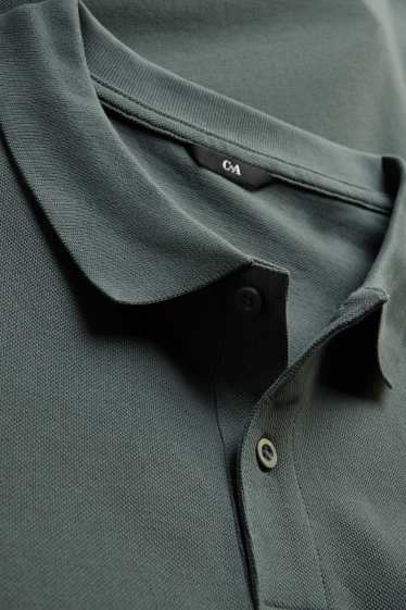 Herren - Poloshirt - Regular Fit - dunkelgrün