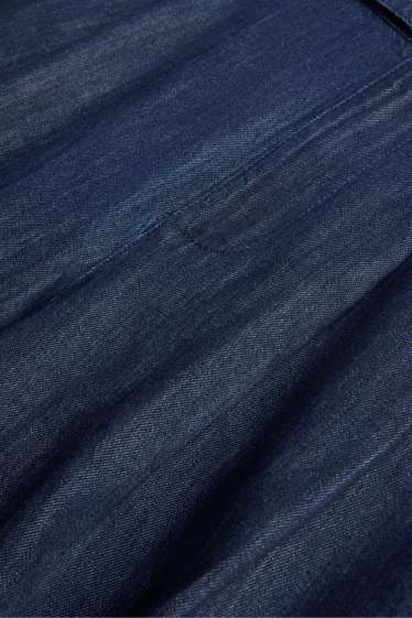 Dona - Jorts - mid waist - texà blau fosc