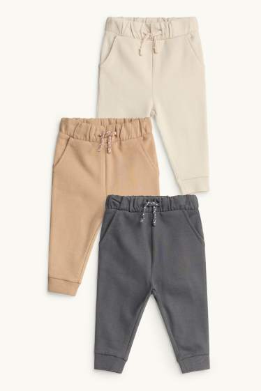 Nadó nen - Paquet de 3 - pantalons de xandall per a nadó - beix