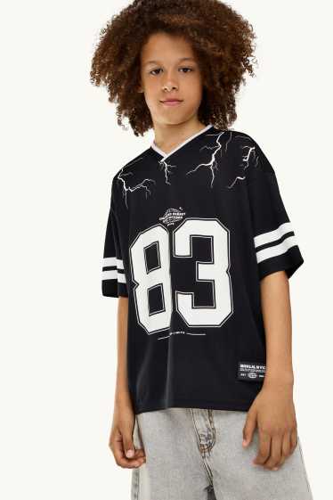 Enfants garçons - T-shirt - blanc / noir