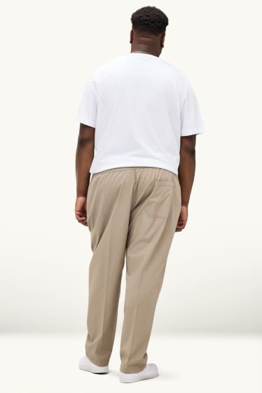Bărbați - Pantaloni - relaxed fit - bej