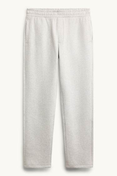 Bărbați - Pantaloni de trening - gri deschis melanj