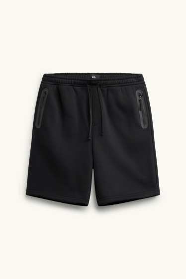 Herren - Sweatshorts - schwarz