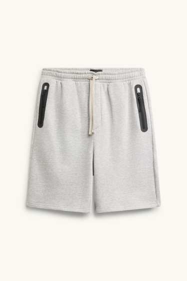 Home - Pantalons curts de xandall - gris jaspiat
