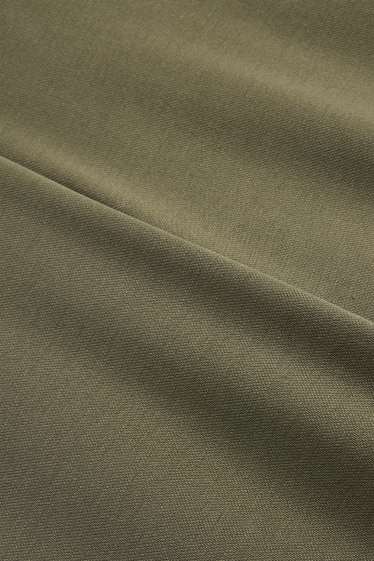 Damen - Stoffhose - Mid Waist - Palazzo - khaki
