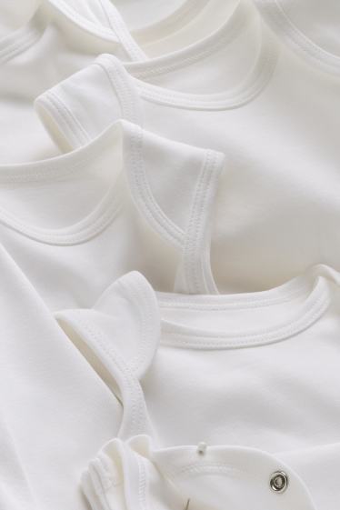 Unisex - Body incrociati neonati - bianco