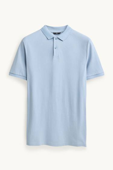 Men - Polo shirt - regular fit - light blue