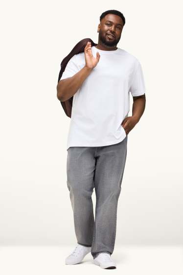 Heren - Straight jeans - LYCRA® - jeanslichtgrijs