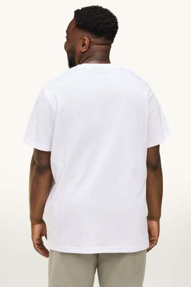 Uomo - T-shirt - regular fit - bianco
