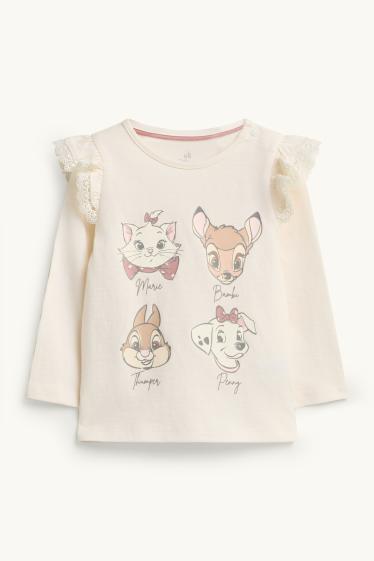 Miminka - dívky - Disney - outfit pro miminka - 3dílný - krémové barvy